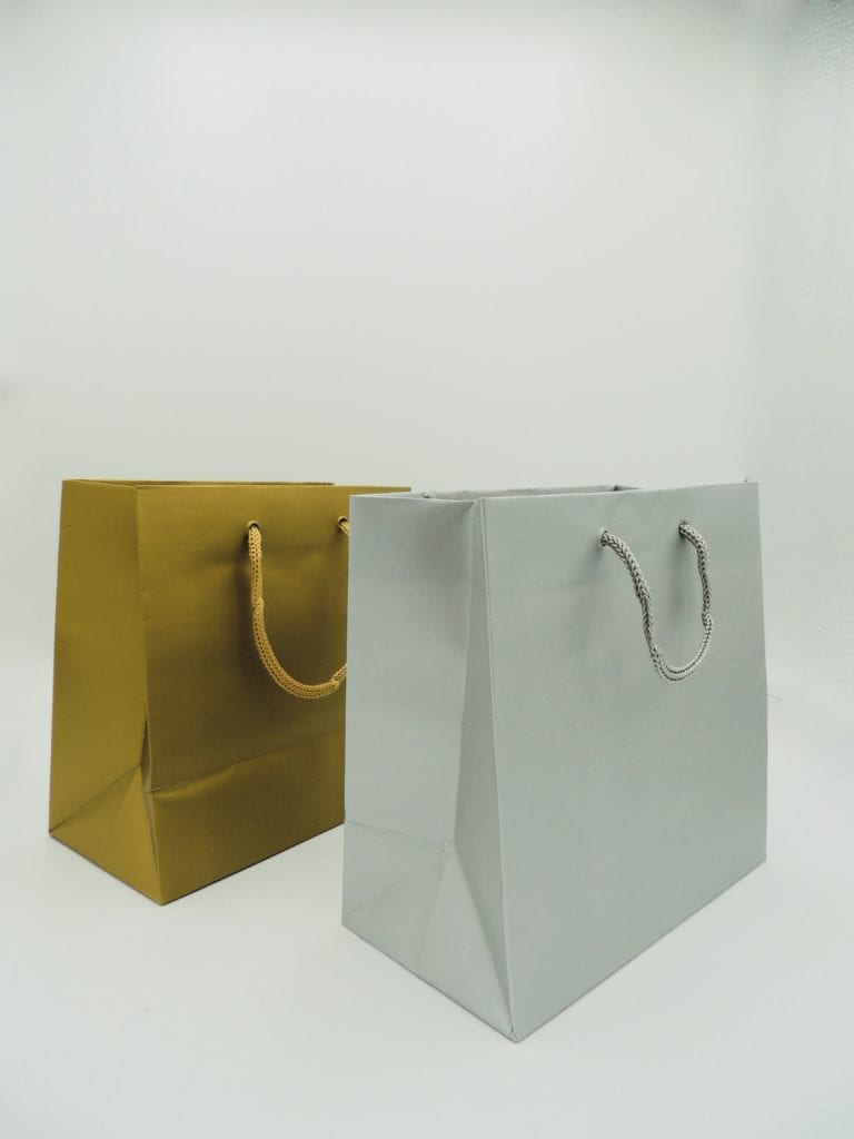 silver gold bag